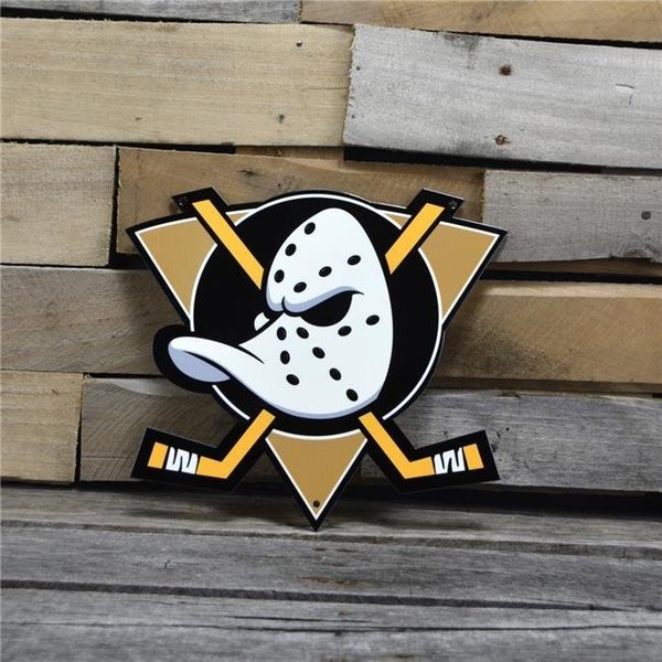 Authentic Street Signs Authentic Street Signs 90234 12 in. Anaheim Ducks Mighty Duck Steel Logo 90234